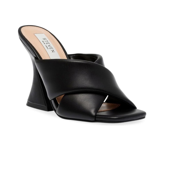 Steven By Steve Madden Shoes - Steven New York Black Baga Heeled Sandal - New In Box - Reemoly